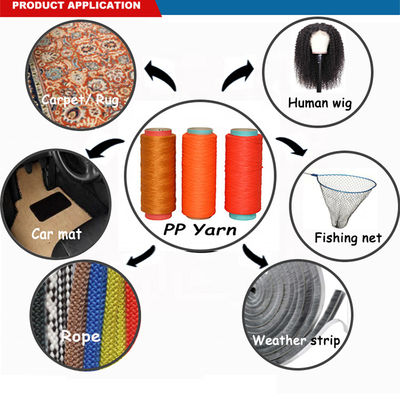 Twired CLJ Polypropylene BCF Yarn Alkali Proof Anti UV For Carpet Rug Bulk