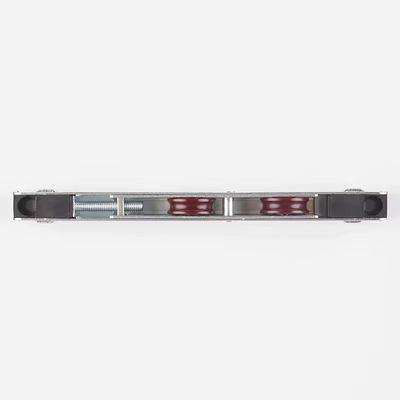 Cam Pencere Roleri UPVC Donanım U Dalga Çift Çelik Çubuk Çarkı