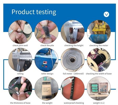 CLJ Siyah Hava Çubuğu Toz geçirmez Böcek geçirmez Ses geçirmez İşlev 3-25mm Yığın Yüksekliği ve 3-50mm Genişliği