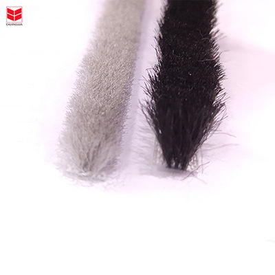 CLJ Yün Yığın Dükkanlı Silikonlu Hava Çizgisi Auminium Kapı Ve Pencere için Şişkin Kürk