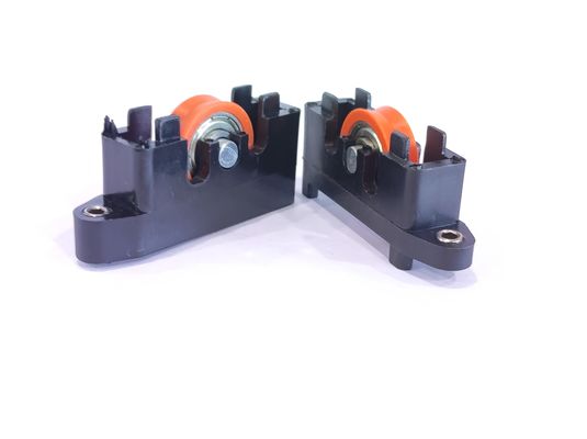 30mm V Dalga Nylon Pulley Demir Kollu Alüminyum Kaydırıcı Tekerlek