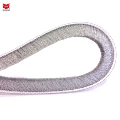 3-25mm Yığın Yüksekliği CLJ Alüminyum Pencere Hava Şeritleri Yün Yığın Kapılar Pencereler için