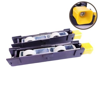 Çift Yumuşak Kapatma Kaydırma Kapı Yol Roller Damper Asılı Roller Daire için