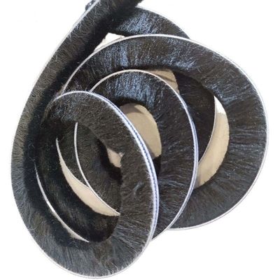 Yığın Yüksekliği 3-25mm / Genişliği 3-50mm CLJ Tüm Boyutlar Pencere Kapı Fırça Yığın Hava Çubuğu Felt Yün Yığın Çekim Sınırlayıcı