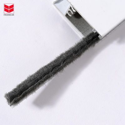 7*10mm Yığın Yüksekliği 3-25mm Silikon Hava Çizgisi Kapı Sızdırma Fırçası Siyah/ gri/ kahverengi/beyaz renkler