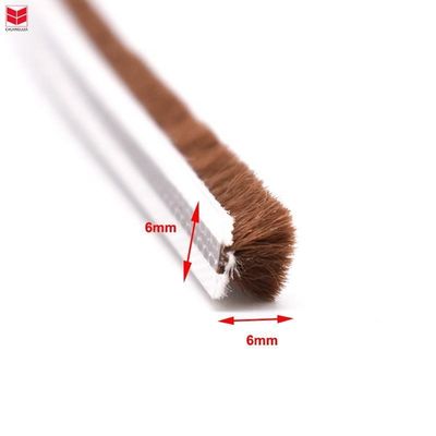 Alüminyum Pencereler ve Kapılar için Silikon Yığın Hava Çubuğu 3-25mm Yığın Yüksekliği / 3-50mm Genişliği KARA/ÇİK/Kahverengi/Beyaz/OTHE