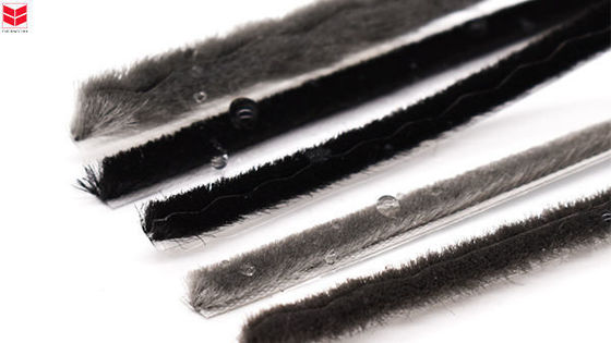 7*8 3p2l Yün yığınları Kapı ve Pencere Düğmesi için Plastik Pencereli Hava Çubuğu Siyah/ Gri/ Kahverengi/ Beyaz/ Diğer Dayanıklı 100% PP