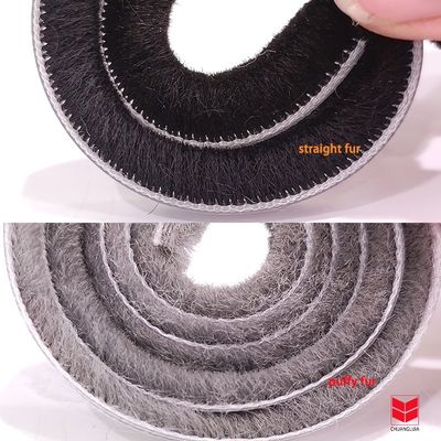 048*500 3p Gri Siyah Pencere Ve Kapı Silikon Su geçirmez Yığın Plastik Hava Çubuğu Modern Tasarım ISO9001 2008 Sertifikalı