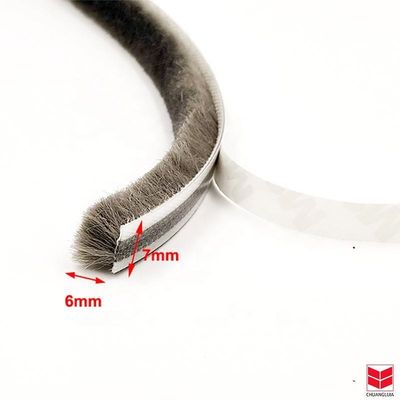 Yün Yığın Hava Çubuğu Alüminyum Kapı Ve Pencere Yığın Yüksekliği 3-25mm / Genişliği 3-50mm 100% PP